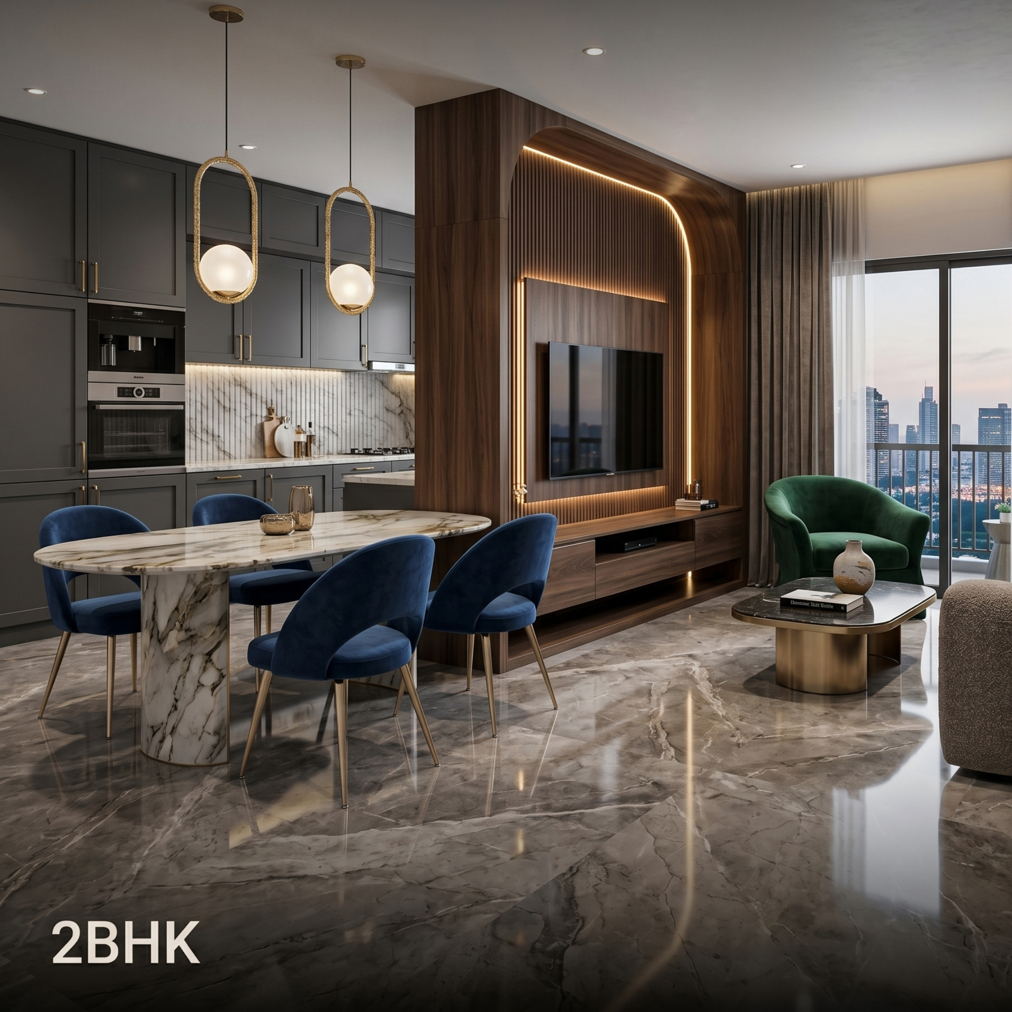 2 BHK Interior